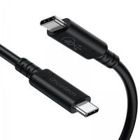 Кабель Choetech USB Type-C - USB Type-C (M/M), 0.8 м, Black (XCC-1028-BK) Кабель Choetech USB Type-C - USB Type-C (M/M), 0.8 м, Black (XCC-1028-BK)
