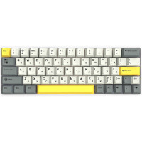 Беспроводная клавиатура Epomaker EP64 60% Mulan Switch Hot-Swap (2.4G/BT/USB) RGB UA White (EP64-W-M)