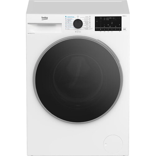 Прально-сушильна машина Beko фронтальна, 10(7)кг, 1400, А, 60см, дисплей, інвертор, пара, HomeWhiz, білий