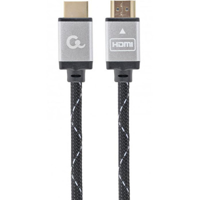 Кабель Cablexpert HDMI - HDMI V 1.4 (M/M), 5 м, черный/серый (CCB-HDMIL-5M) коробка
