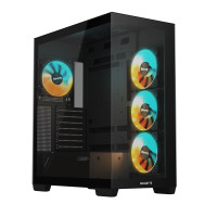 Корпус Gigabyte Aorus C500 Panoramic Stealth Tempered Glass Black без БЖ (GB-C500P ST)