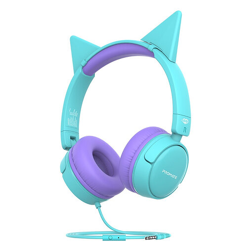 Наушники Promate Jewel Aqua