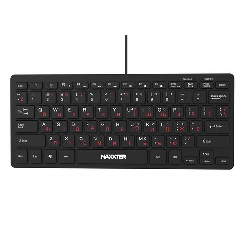 Клавiатура Maxxter KBM-C01B-UA Black