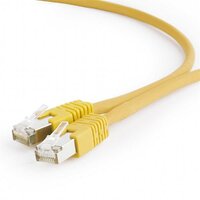 Патч-корд S/FTP Cablexpert (PP6A-LSZHCU-Y-0.5M) литой, 50u штекер с защелкой, 0.5м, желтый