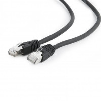 Патч-корд S\/FTP Cablexpert (PP6A-LSZHCU-Y-0.25M) литой, 50u штекер с защелкой, 5м, черный