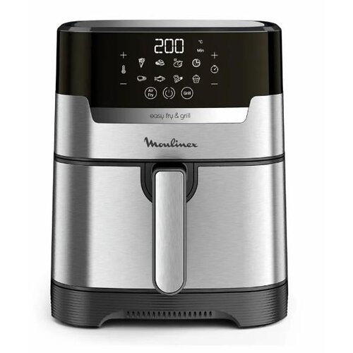 Мультипіч Moulinex EasyFry&Grill Digital, 1550Вт, чаша-4.2л, сенс. керув., пластик, сірий