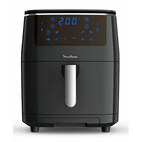 Мультипіч Moulinex Easy Fry Grill&Steam, 1430Вт, чаша-6.2л, сенсорне керув., 8 програм, пластик, чорний