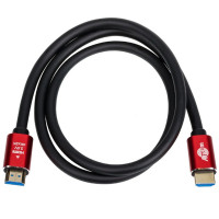 Кабель Atcom HDMI - HDMI V 2.0 (M/M), 3 м, Black/Red (24943)