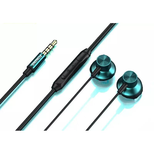 Наушники Foneng T63 Half in-ear metal music earphone (T63-E-HIE-MM)