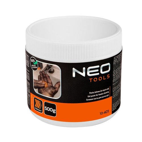 Гель-паста для миття рук Neo Tools, 500г, абразивна, нейтральний рН, помаренчевий колір