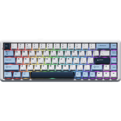 Беспроводная клавиатура Ajazz AK680 Max (8+8K) Magnetic Switch White (AK680-M-BWD-A)