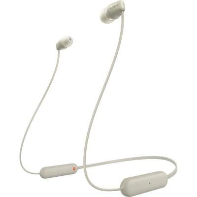 Bluetooth-гарнитура Sony WI-C100 Beige (WIC100C.CE7)