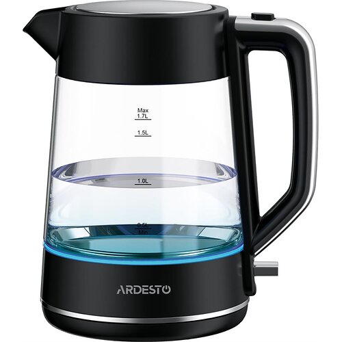 Електрочайник ARDESTO 1.7л, Otter, скло, чорний