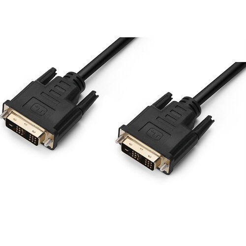 Кабель Prologix DVI - DVI (M/M), Single link,18+1, 3 м, Black (PR-DVI-DVI-P-05-28-3m)