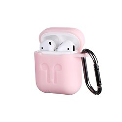 Чохол 2Е для AirPods (Gen 1-2, 2016-2019), Pure Color Silicone Imprint (3.0mm), рожевий світлий