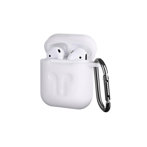 Чохол 2Е для AirPods (Gen 1-2, 2016-2019), Pure Color Silicone Imprint (3.0mm), білий