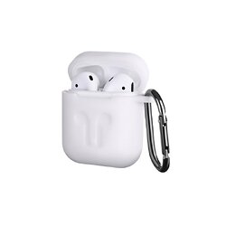 Чохол 2Е для AirPods (Gen 1-2, 2016-2019), Pure Color Silicone Imprint (3.0mm), білий