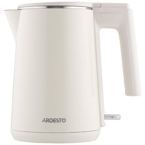 Електрочайник ARDESTO 1л, Strix, подвійні стінки, бежевий