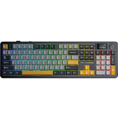 Беспроводная клавиатура Aula F108 Pro Black (6978080501295)