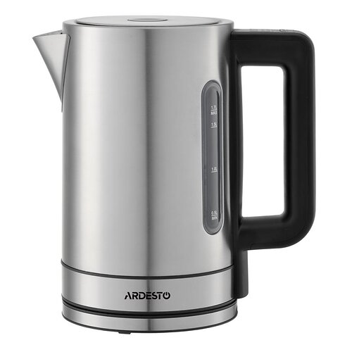 Електрочайник ARDESTO Steel Collection 1.7л, Strix, метал, сріблястий
