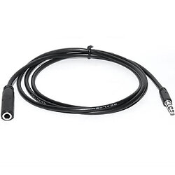 Аудіо-кабель REAL-EL Audio Pro 3.5 мм - 3.5 мм (M/F), 1 м, чорний (EL123500041)