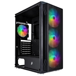 Корпус 1stPlayer X5-BK-4F1 Black без БЖ