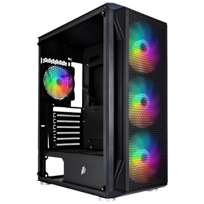 Корпус 1stPlayer X5-BK-4F1 Black 750W (X5-BK-4F1-PS-750FK-EU)