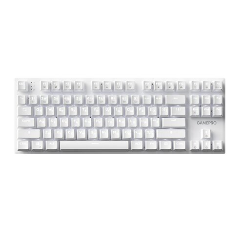 Клавиатура GamePro Genesis Joker MK124W Outemu Red Swithes USB White