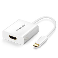 Адаптер Ugreen HDMI - USB Type-C (F/M), White (40273) Адаптер Ugreen HDMI - USB Type-C (F/M), White (40273)