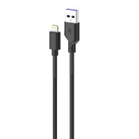 Кабель SkyDolphin S27L Spring Anti-Brake USB - Lightning (M/M), 1 м, Black (SDUSB-000609)