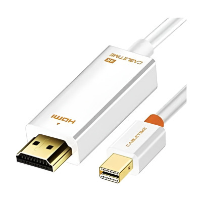 Адаптер Cabletime mini DisplayPort - HDMI (M/M), 0.2 м, White (CP27B)