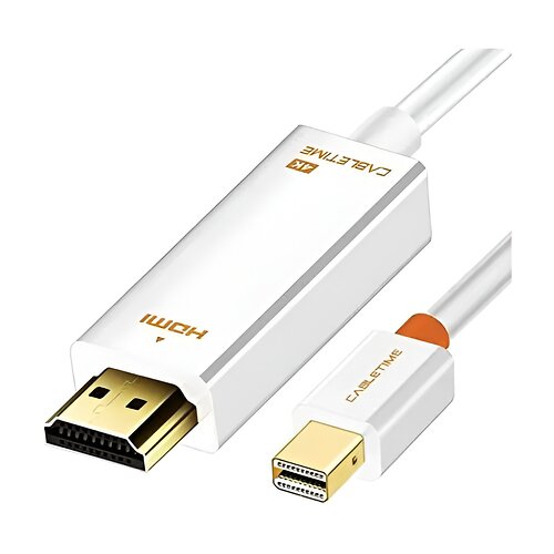 Адаптер Cabletime mini DisplayPort - HDMI (M/M), 0.2 м, White (CP27B)