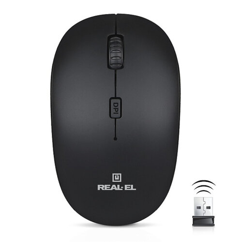 Беспроводная мышь REAL-EL RM-301 Wireless Black