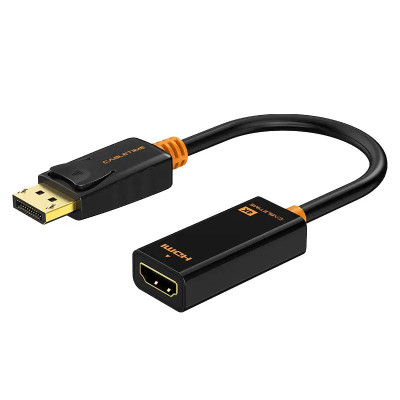 Адаптер Cabletime DisplayPort - HDMI (M/F), 0.2 м, Black (CP21B)