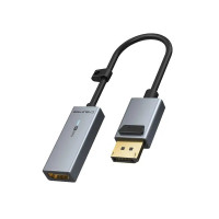 Адаптер Cabletime DisplayPort - HDMI (M/F), 0.2 м, Gray (CP20A)