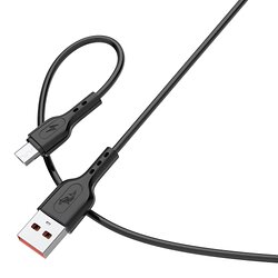 Кабель SkyDolphin S66V USB - micro USB (M/M), 1 м, Black (SDUSB-000652)