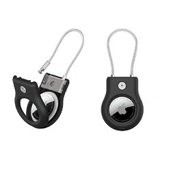 Тримач Belkin Secure Holder with Wire Cable AirTag, чорний