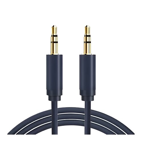 Кабель Cabletime Audio 3.5 мм - 3.5 мм (M/M), 1 м, Black, 3 pin (CF15H)