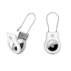 Тримач Belkin Secure Holder with Wire Cable AirTag, білий