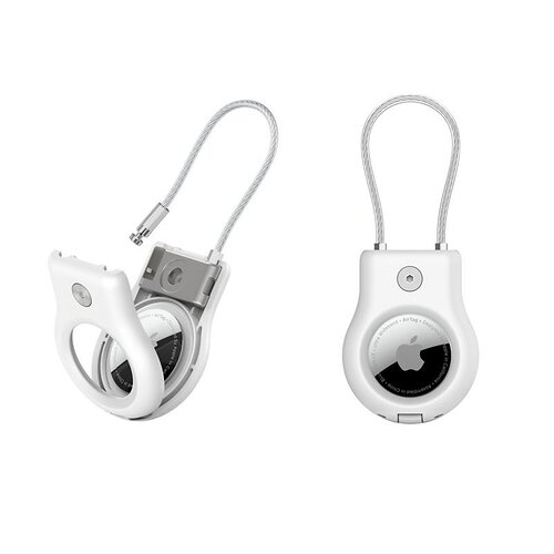 Тримач Belkin Secure Holder with Wire Cable AirTag, білий