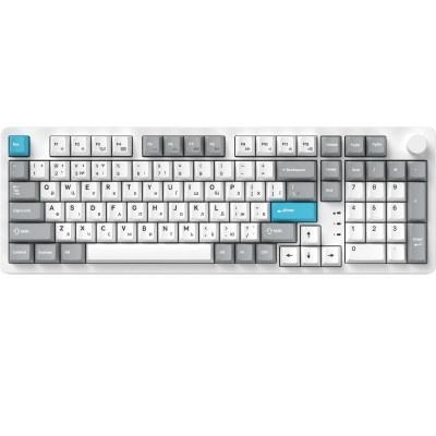 Беспроводная клавиатура GamePro Asgard Drakkar Keychron Super Red Switch White (MK305WH)