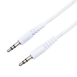 Кабель Xqisit Audio Cable 3.5 мм - 3.5 мм (M/M), 1.2 м, White (4029948026954)