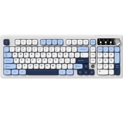 Беспроводная клавиатура Ajazz AF98 Plus Glacier Blue (AF98-PLUS-GB)