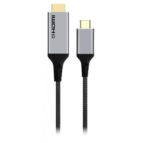 Кабель Cablexpert USB Type-C - HDMI (M/M), 1.8 м, чорний (A-CM-HDMIM4K-1.8M)