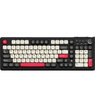 Беспроводная клавиатура Ajazz AF98 Plus Black Shark Red (AF98-PLUS-BSR)