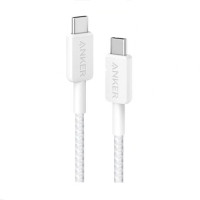 Кабель Anker 322 USB-C - USB-C 0.9 м, White (A81F5H21/A81F5G21)