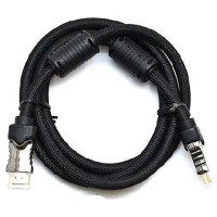 Кабель Gresso H3003 HDMI - HDMI (M/M), 2 ферита, оплетка, 3 м, круглый (2000700002173)