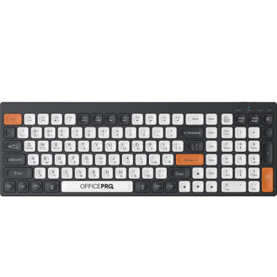 Беспроводная клавиатура OfficePro SK985BO Bluetooth Black/White Беспроводная клавиатура OfficePro SK985BO Bluetooth Black/White