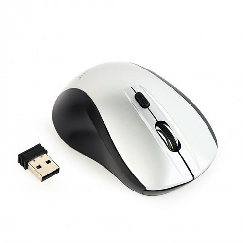 Беспроводная мышь Gembird MUSW-4B-02-BS Black/Silver