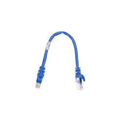 Патч-корд 2E САТ 5e, UTP, 0.20м, 26AWG, RJ45, 7/0.16, CCA, PVC, синій